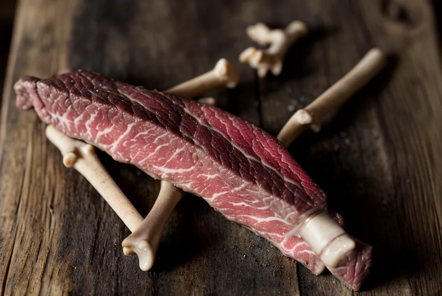 Hueso de asado cocido astillado, uno de los alimentos prohibidos para perros más peligrosos del asado
