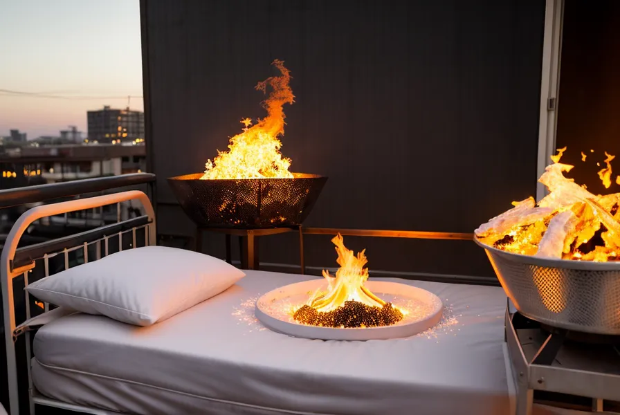 Cama de brasa blanca pareja lista para el asado, la señal que busco en cada parrilla