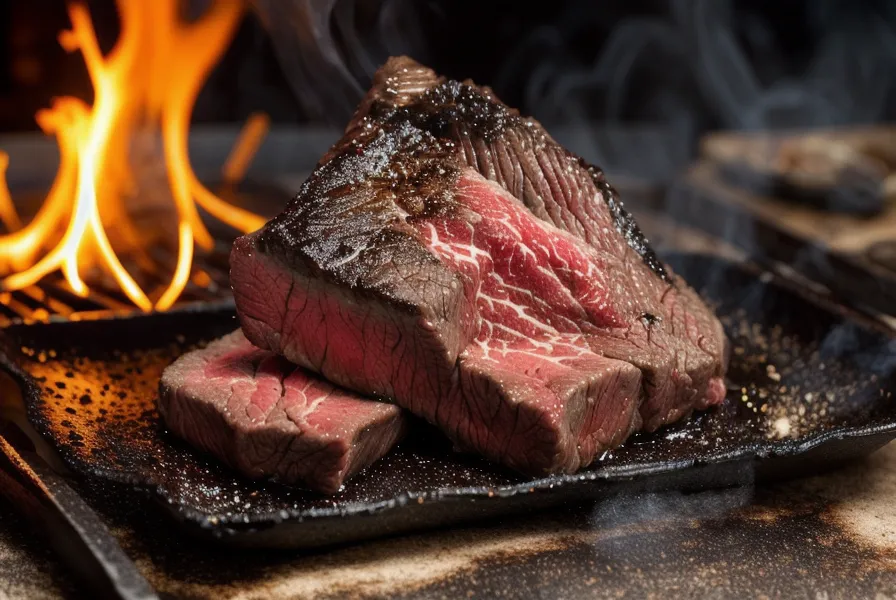 Grasa del vacío cayendo pareja sobre la brasa, la base de una parrilla saludable en clave keto