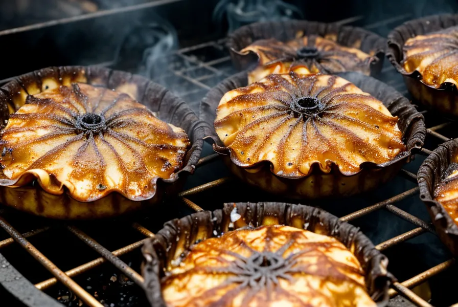 Mollejas doradas a la parrilla con bordes crocantes, la achura preferida en una dieta keto sin pan.