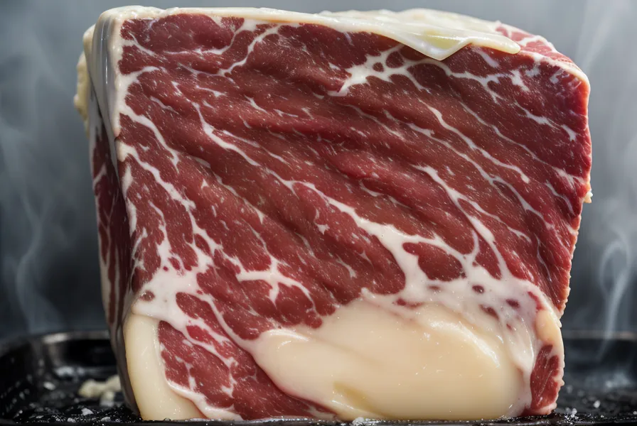 Aplicación de grasa de pella sobre el hierro caliente, paso clave del mantenimiento antes del asado