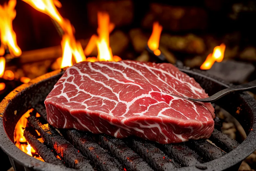Un solo corte cocinándose en la parrilla, la estrategia de menos variedad para reducir la contaminación cruzada